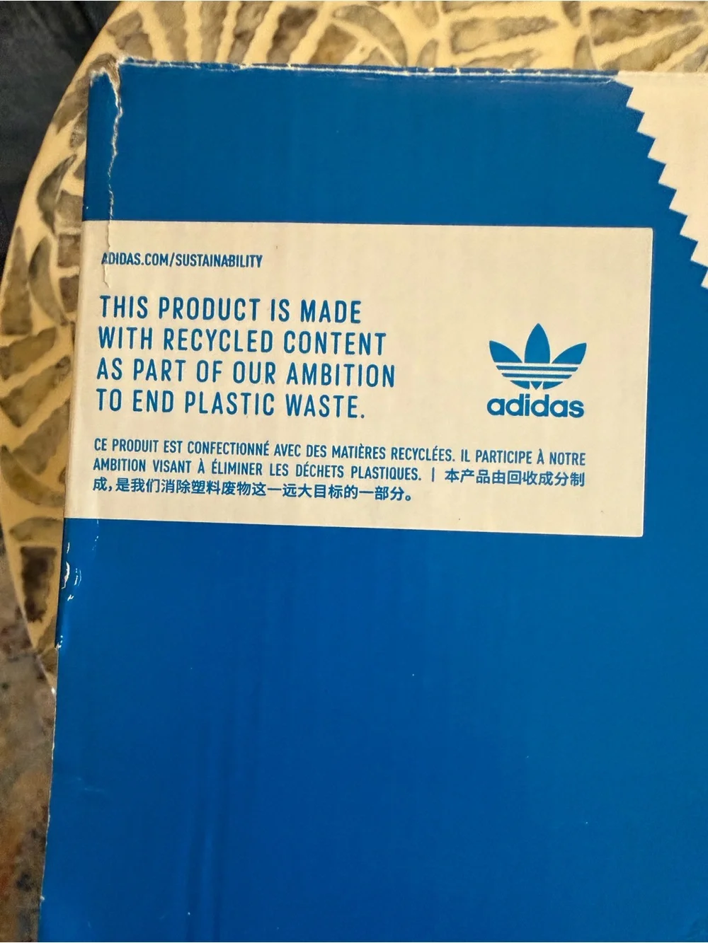 adidas Superstar Bold Dreamy Floral W White/Blue platform sneaker